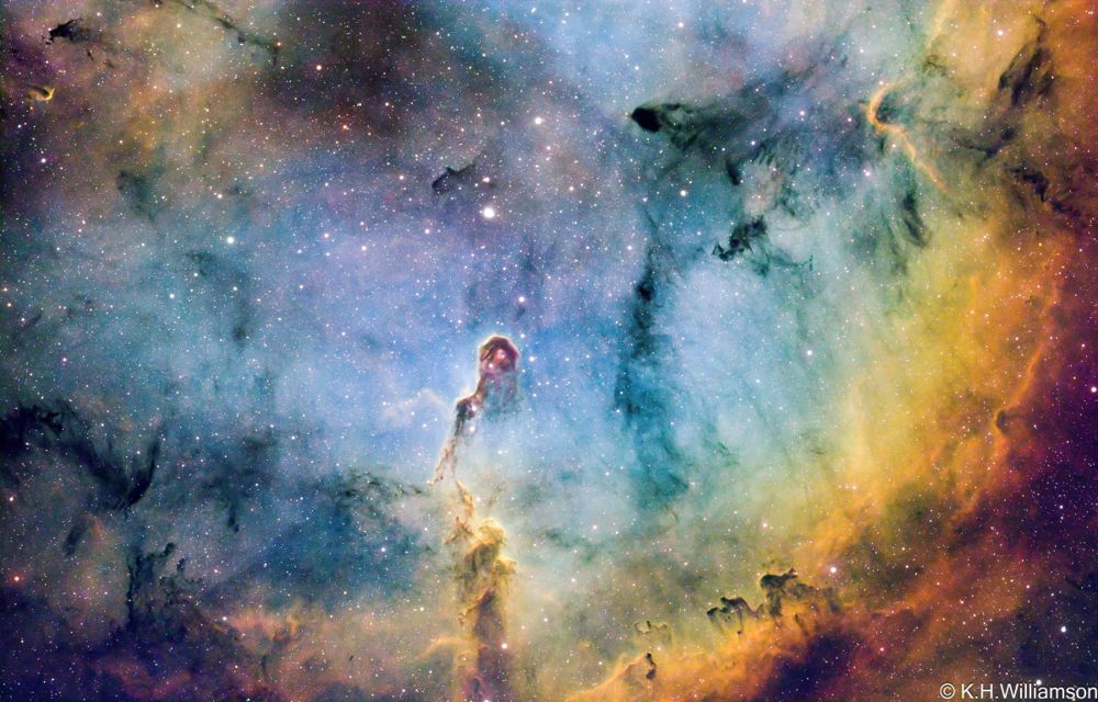 Elephant’s Trunk in IC 1396, SHO