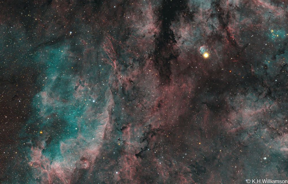 Sadr region (IC 1318), Cygnus, HOO