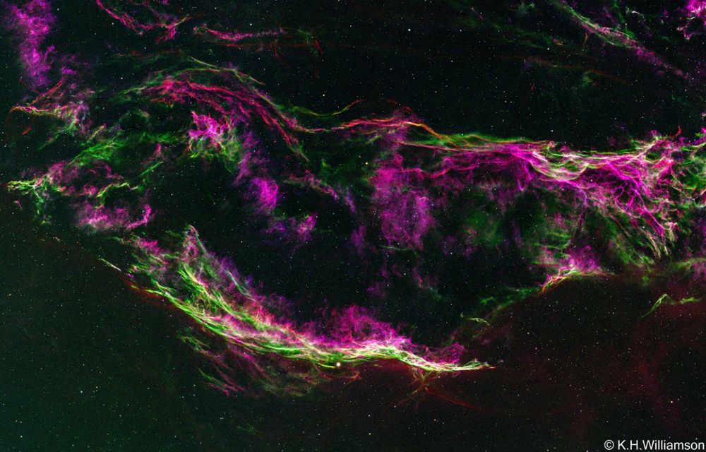 Veil Nebula, Pickering’s Triangle region