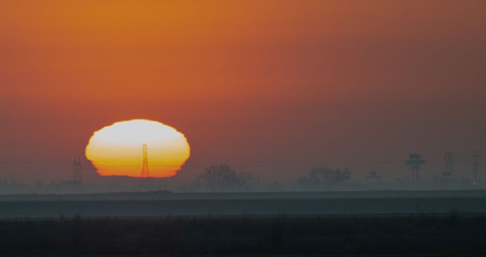 Sunrise at Woodbridge Ecological Reserve